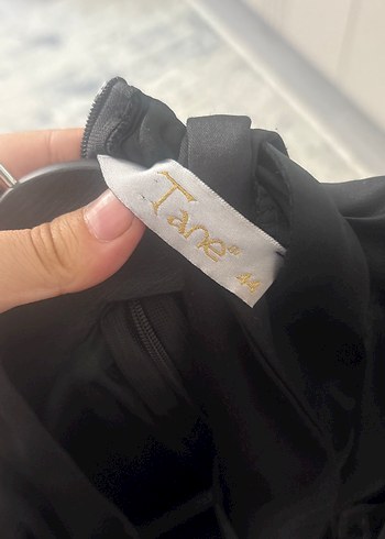 44 Beden siyah Renk Drapeli Siyah Uzun Gotik Kadın Elbise