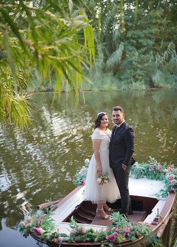 Beyaz after&nikah elbisesi - Görsel 2