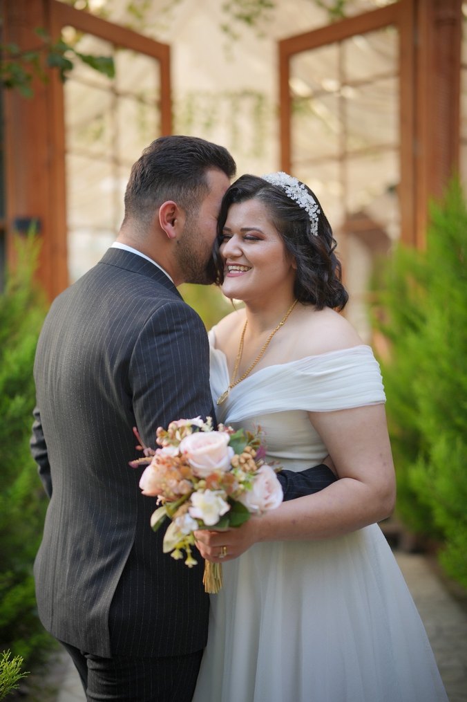 Beyaz after&nikah elbisesi - Görsel 3