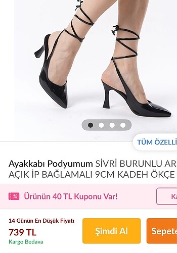 40 Beden Topuklu ayakkabı
