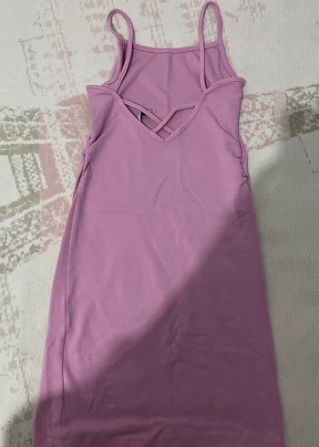 Bershka Pembe Askılı Bershaka Elbise