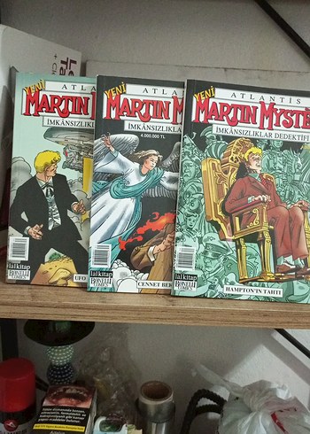 Martin Mysteri İmkansızlıklar Dedektifi Çizgi Roman Seti 19 prc