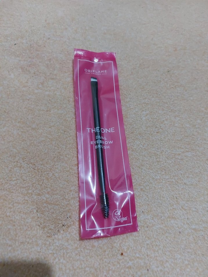 Bordo Çift Uçlu Kaş Fırçası - Görsel 4