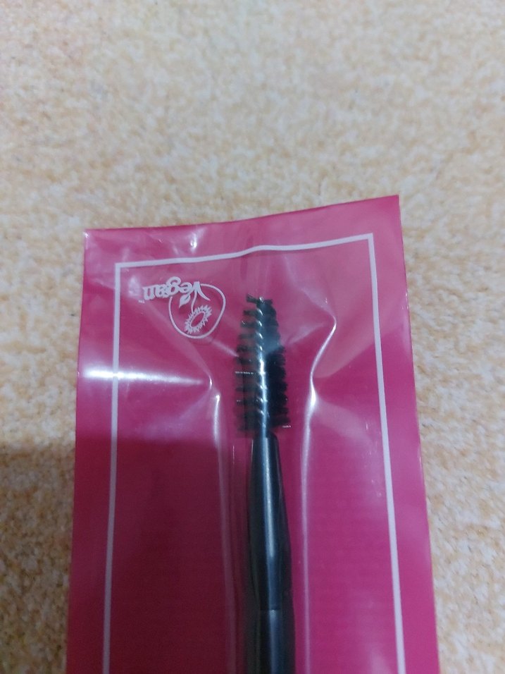 Bordo Çift Uçlu Kaş Fırçası - Görsel 3