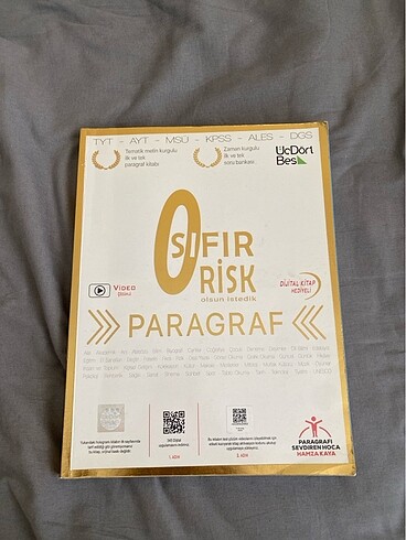 Sıfır risk paragraf