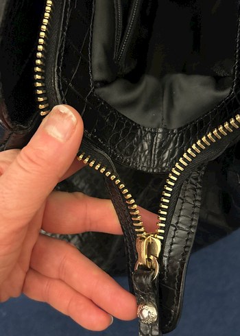 MaxMara Siyah Deri Kadın Çanta - Görsel 12