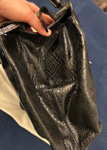 MaxMara Siyah Deri Kadın Çanta - Görsel 15