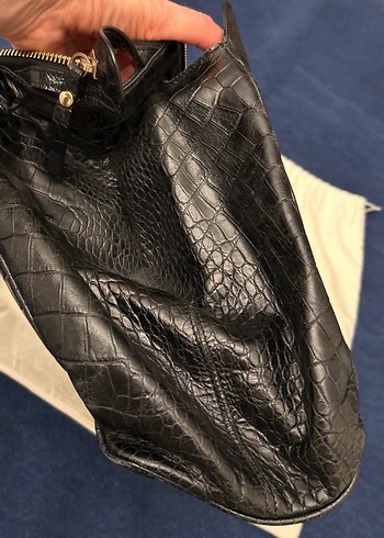 MaxMara Siyah Deri Kadın Çanta - Görsel 16