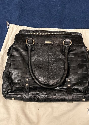 MaxMara Siyah Deri Kadın Çanta - Görsel 2