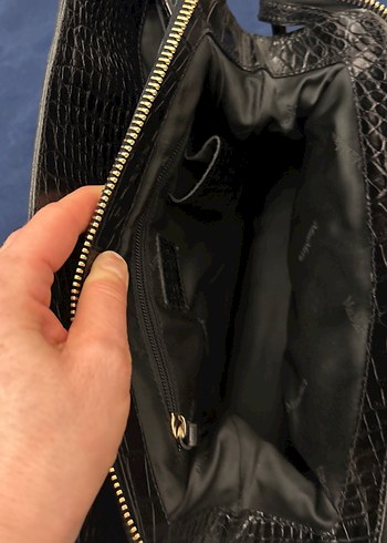 MaxMara Siyah Deri Kadın Çanta - Görsel 8