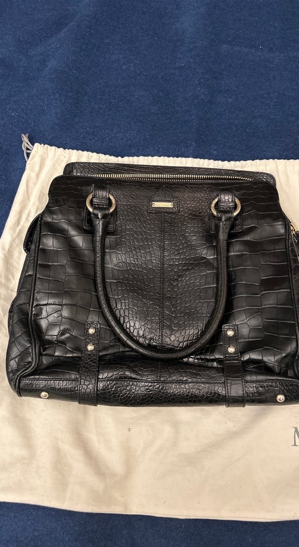 MaxMara Siyah Deri Kadın Çanta - Görsel 2