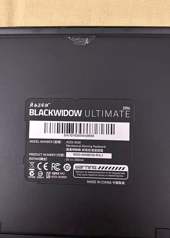 Razer black wıdow oyuncu klavyesi - Görsel 7