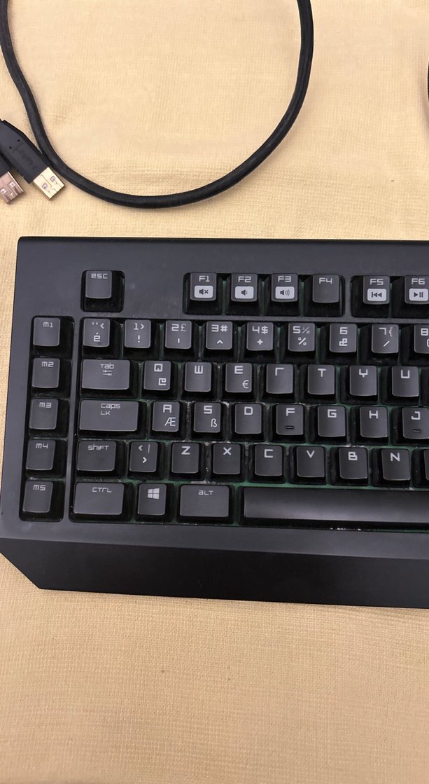 Razer black wıdow oyuncu klavyesi - Görsel 4