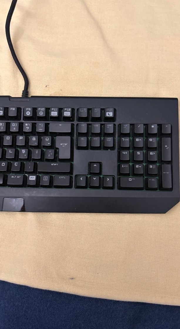 Razer black wıdow oyuncu klavyesi - Görsel 5