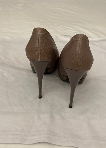 37 Beden ten rengi Renk Bej Platform Topuklu Kadın Stiletto