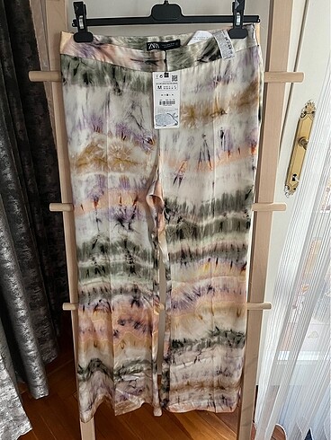 Zara Zara desenli ispanyol paça pantolon