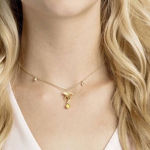 Swarovski banana pendant kolye