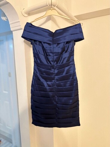 Şeref vural lacivert abiye mini elbise - Görsel 3