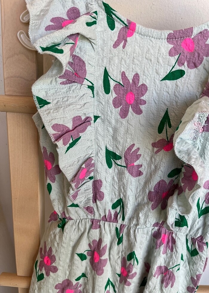 Zara kız çocuk desenli tulum - Görsel 2