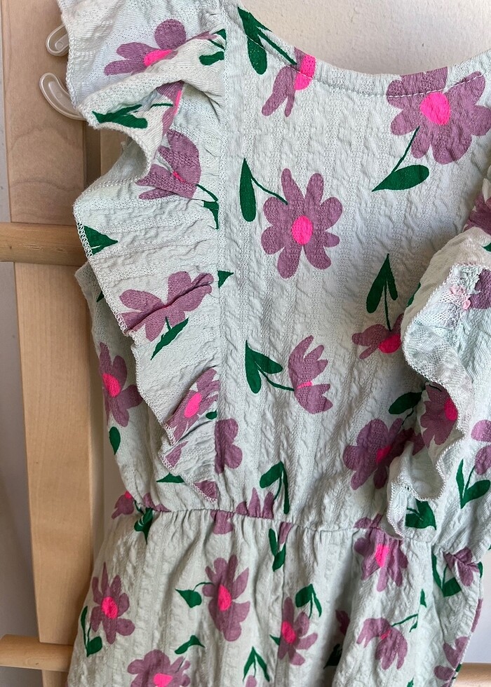 Zara kız çocuk desenli tulum - Görsel 3