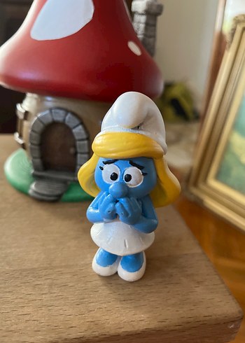 Renkli Mantar Evi ve Şirinler Figürleri - Görsel 4