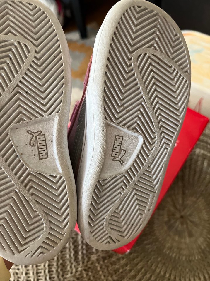 Puma Kız Çocuk Pembe Simli Spor Ayakkabı - Görsel 4