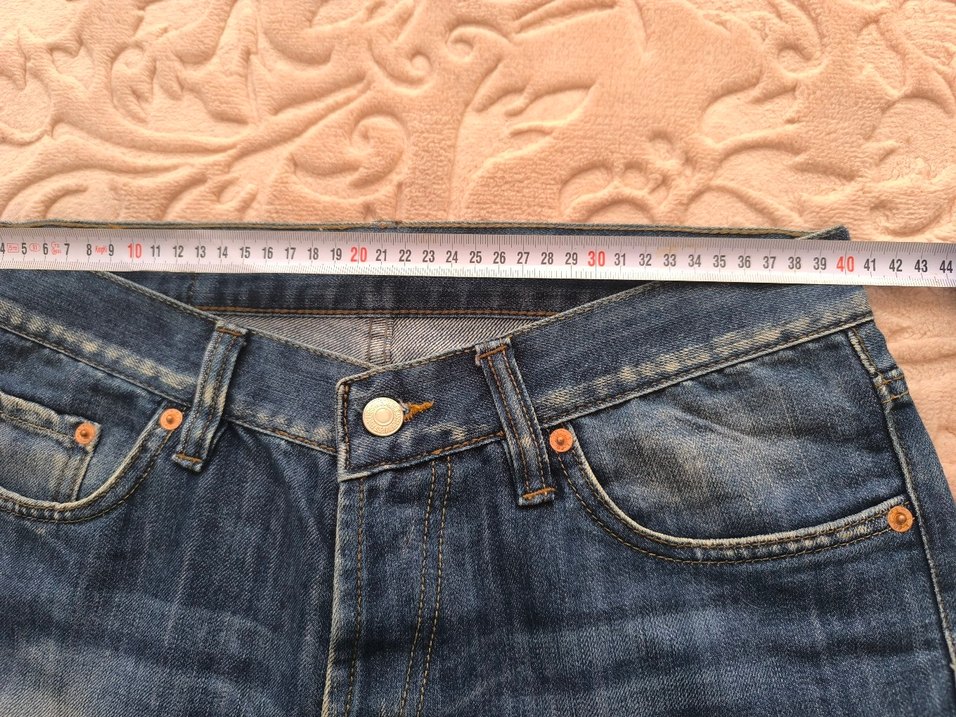 #Levis Düğmeli  Mavi Rahat Kesim Kot Pantolon - Görsel 3