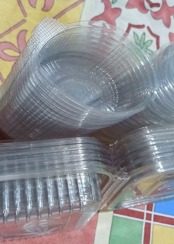 Şeffaf Plastik Gıda Kabı Seti - Görsel 4