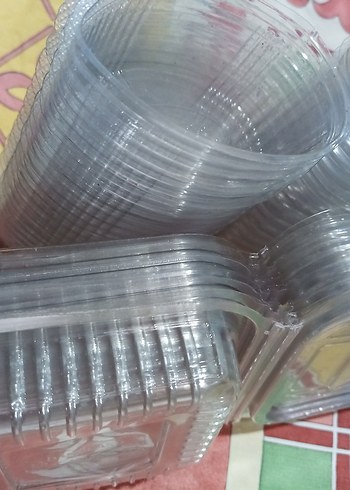 Şeffaf Plastik Gıda Kabı Seti - Görsel 3