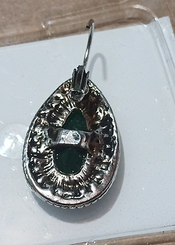 Yeşil Boncuklu Uzun Bohem Küpe - Görsel 8