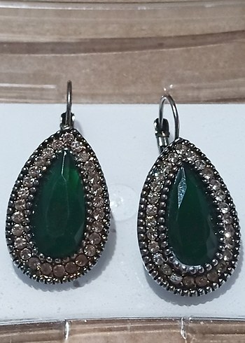 Yeşil Boncuklu Uzun Bohem Küpe - Görsel 12