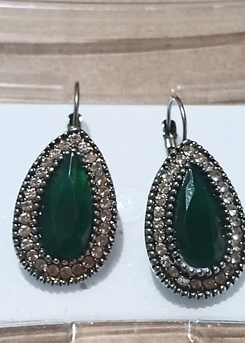 Yeşil Boncuklu Uzun Bohem Küpe - Görsel 13