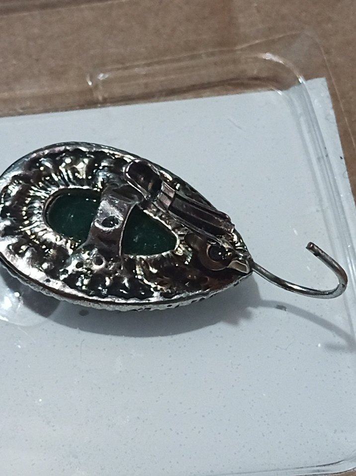 Yeşil Boncuklu Uzun Bohem Küpe - Görsel 5