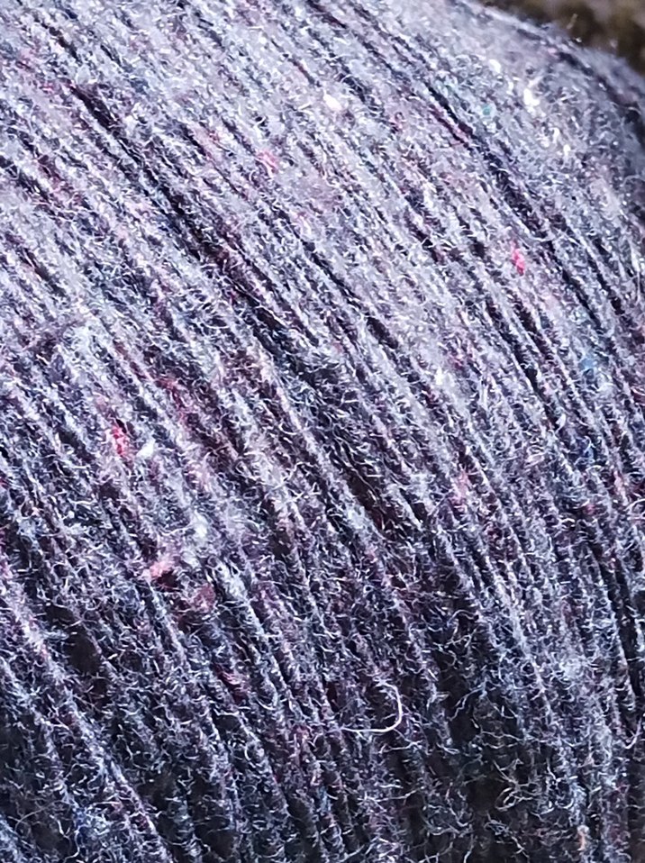 yün ip yumak koyu gri antrasit - Görsel 5