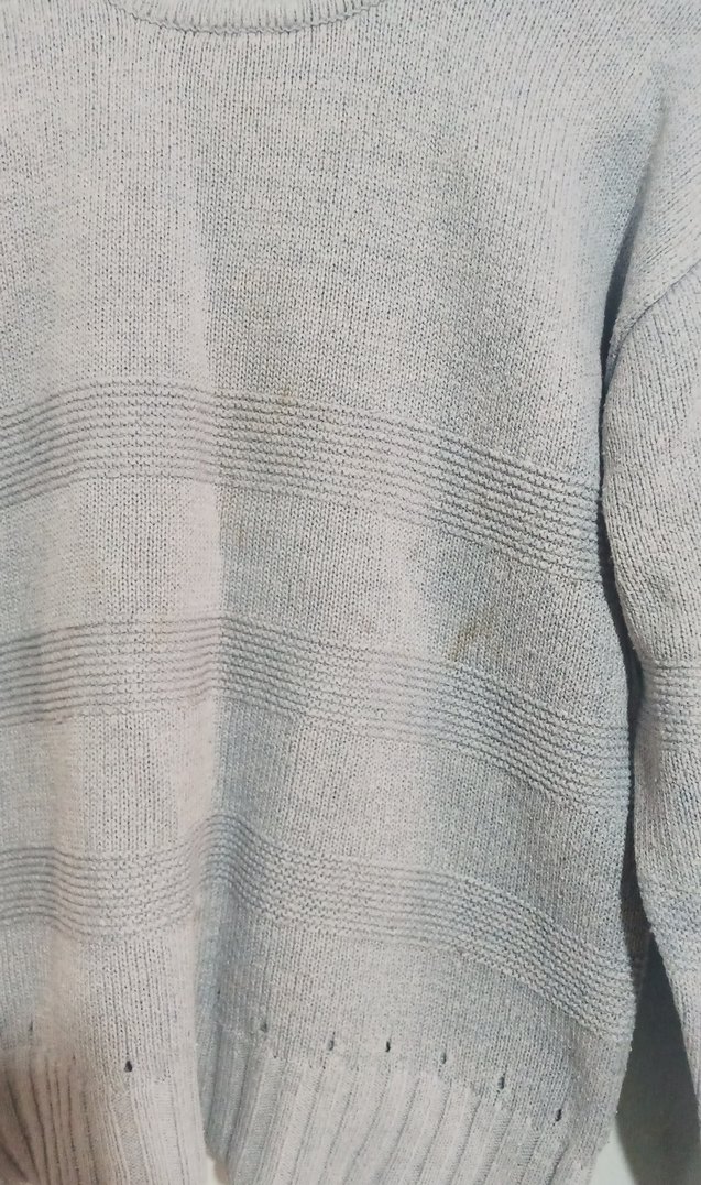 açık mavi Yüksek Yakalı Örgü Kadın Kazak - Görsel 2