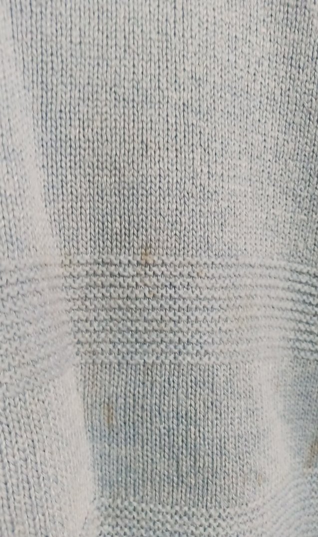 açık mavi Yüksek Yakalı Örgü Kadın Kazak - Görsel 3