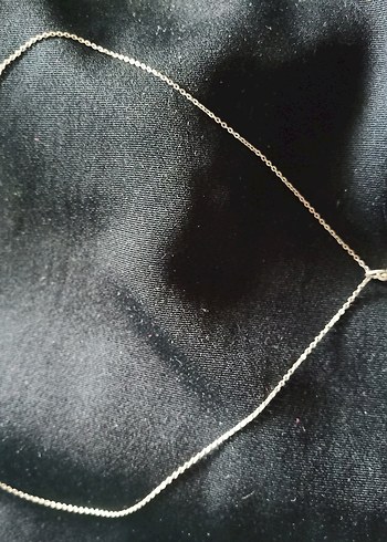 Gümüş kolye Sedef taşlı Zincir Detaylı 925 Kolye - Görsel 7