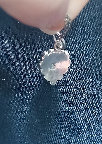 Gümüş kolye Sedef taşlı Zincir Detaylı 925 Kolye - Görsel 11