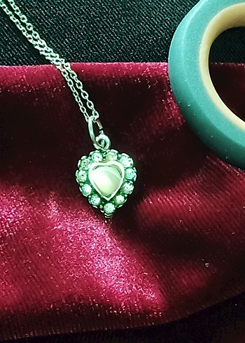 Gümüş kolye Sedef taşlı Zincir Detaylı 925 Kolye - Görsel 18