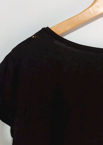 Siyah Baskılı Hamile Tişörtü - Görsel 4