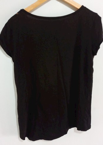 Siyah Baskılı Hamile Tişörtü - Görsel 3