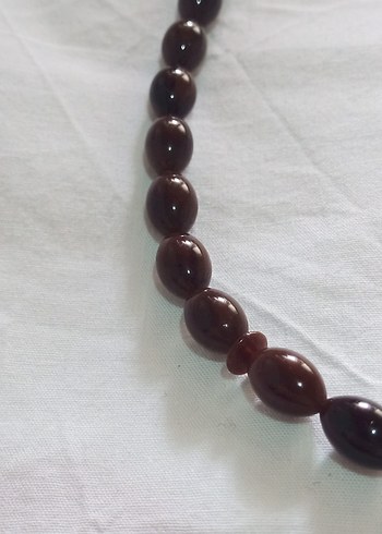 Bozkurt 3 Hilal Türk Gümüş Erkek Tesbih Kahverengi Hediyelik - Görsel 4