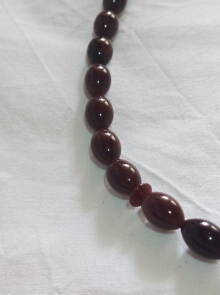 Bozkurt 3 Hilal Türk Gümüş Erkek Tesbih Kahverengi Hediyelik - Görsel 4