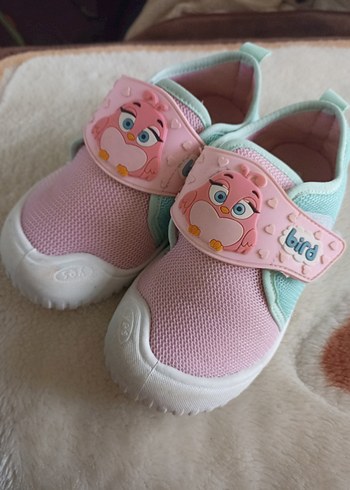 Kız Çocuk Pembe Baskılı ayakkabi - Görsel 2