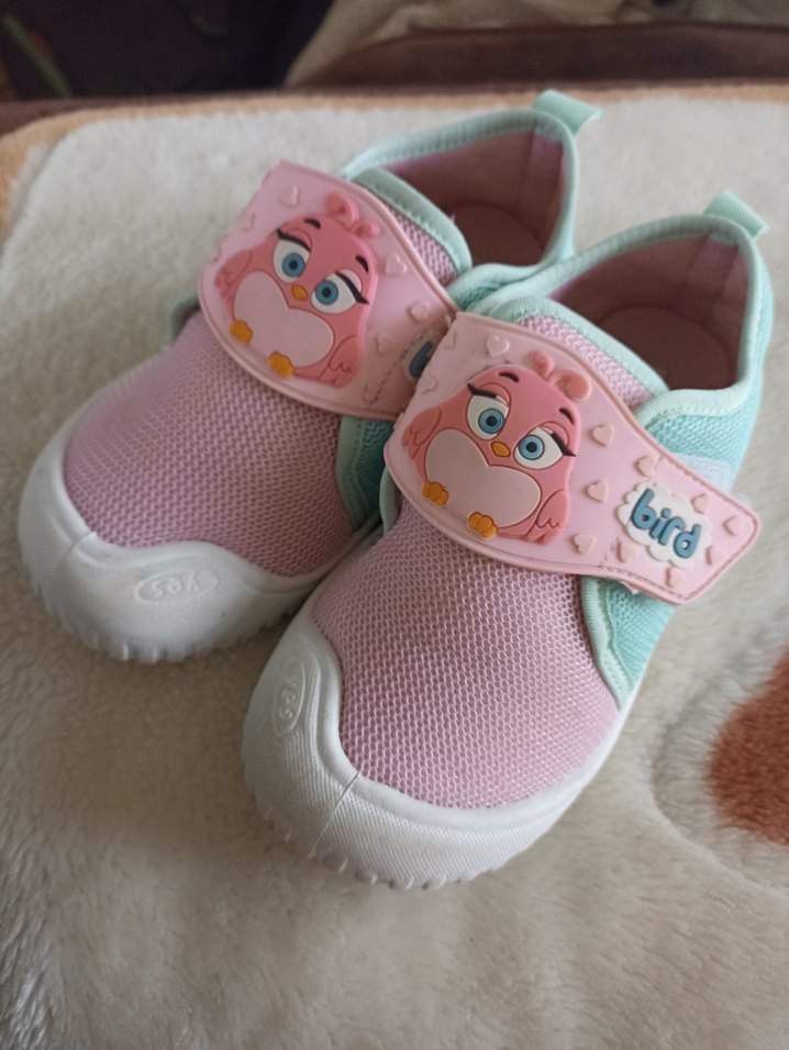 Kız Çocuk Pembe Baskılı ayakkabi - Görsel 2