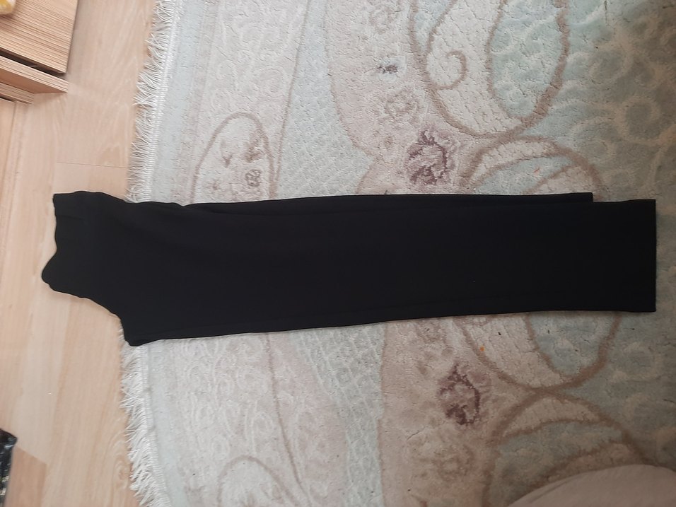 düz siyah tayt - Görsel 4