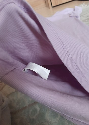 Kız Çocuk Lila Kısa Kollu Elbise - Görsel 5