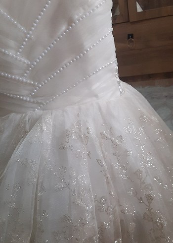 gelinlik beyaz abiye - Görsel 3