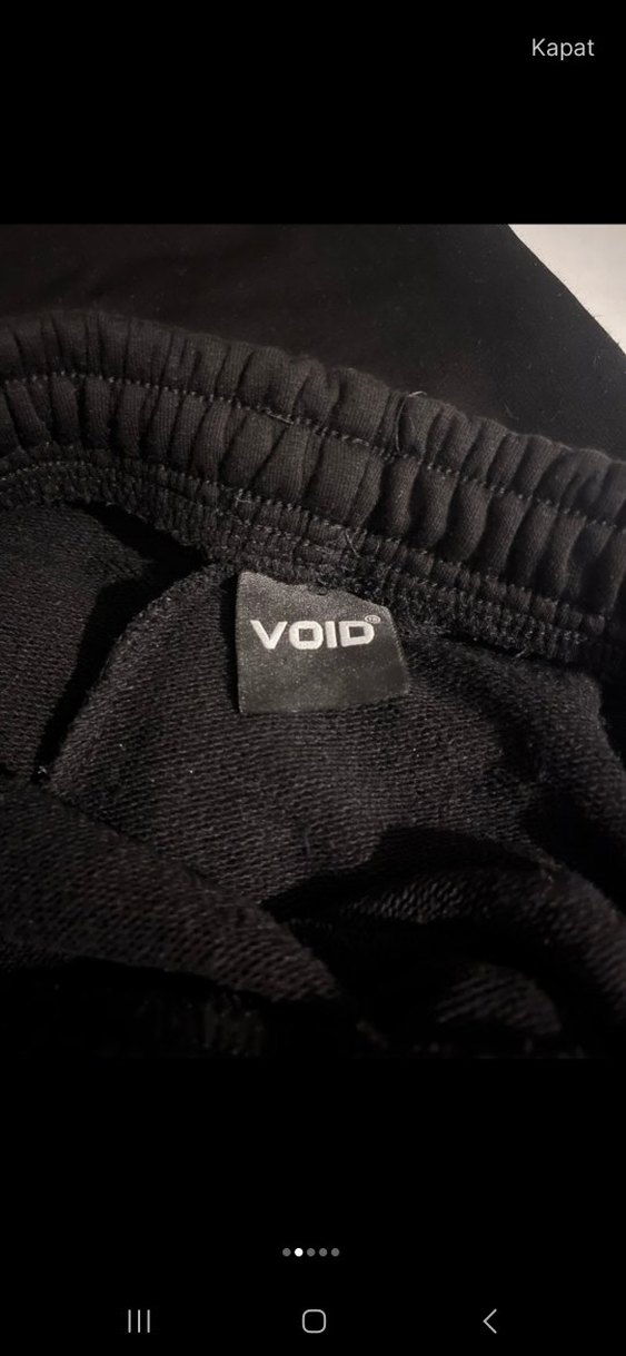 Siyah Kadın Rahat Kesim Sweatpant - Görsel 3