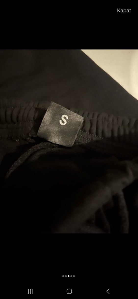 Siyah Kadın Rahat Kesim Sweatpant - Görsel 2